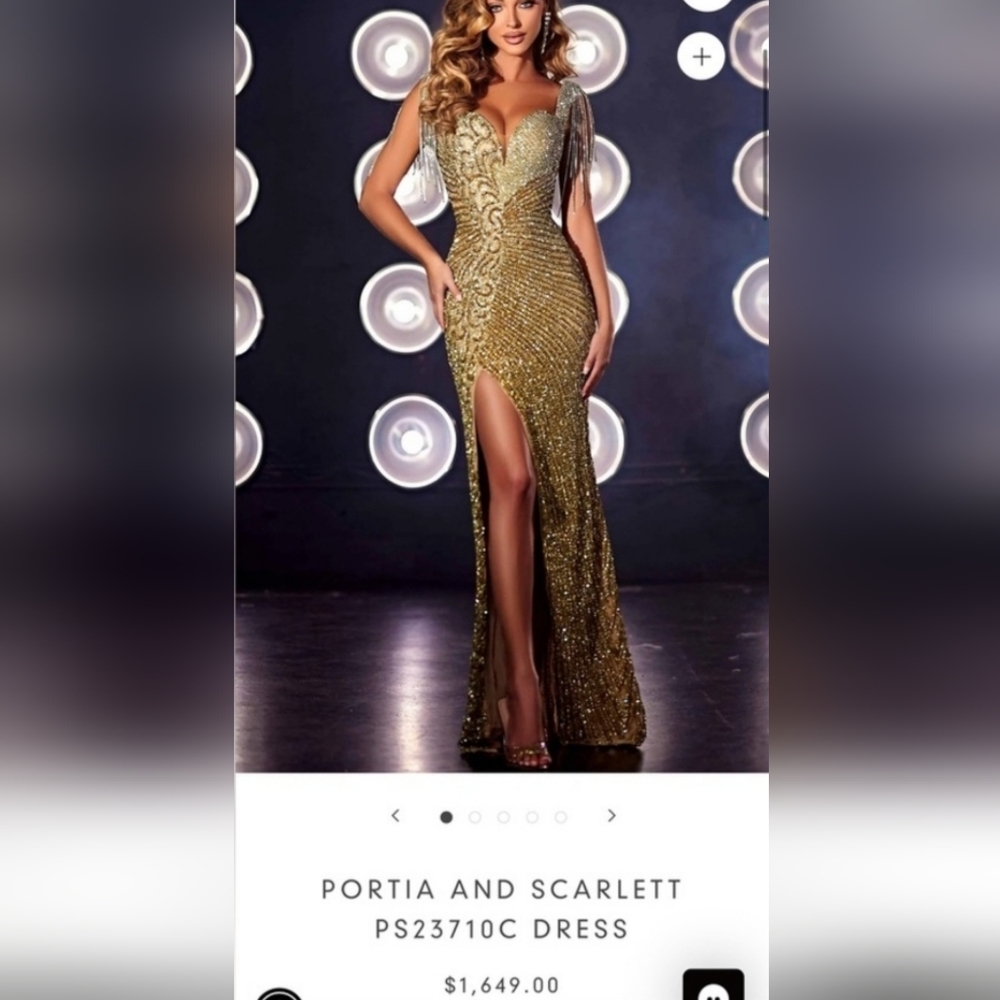 Portia and scarlett rhinestone gown